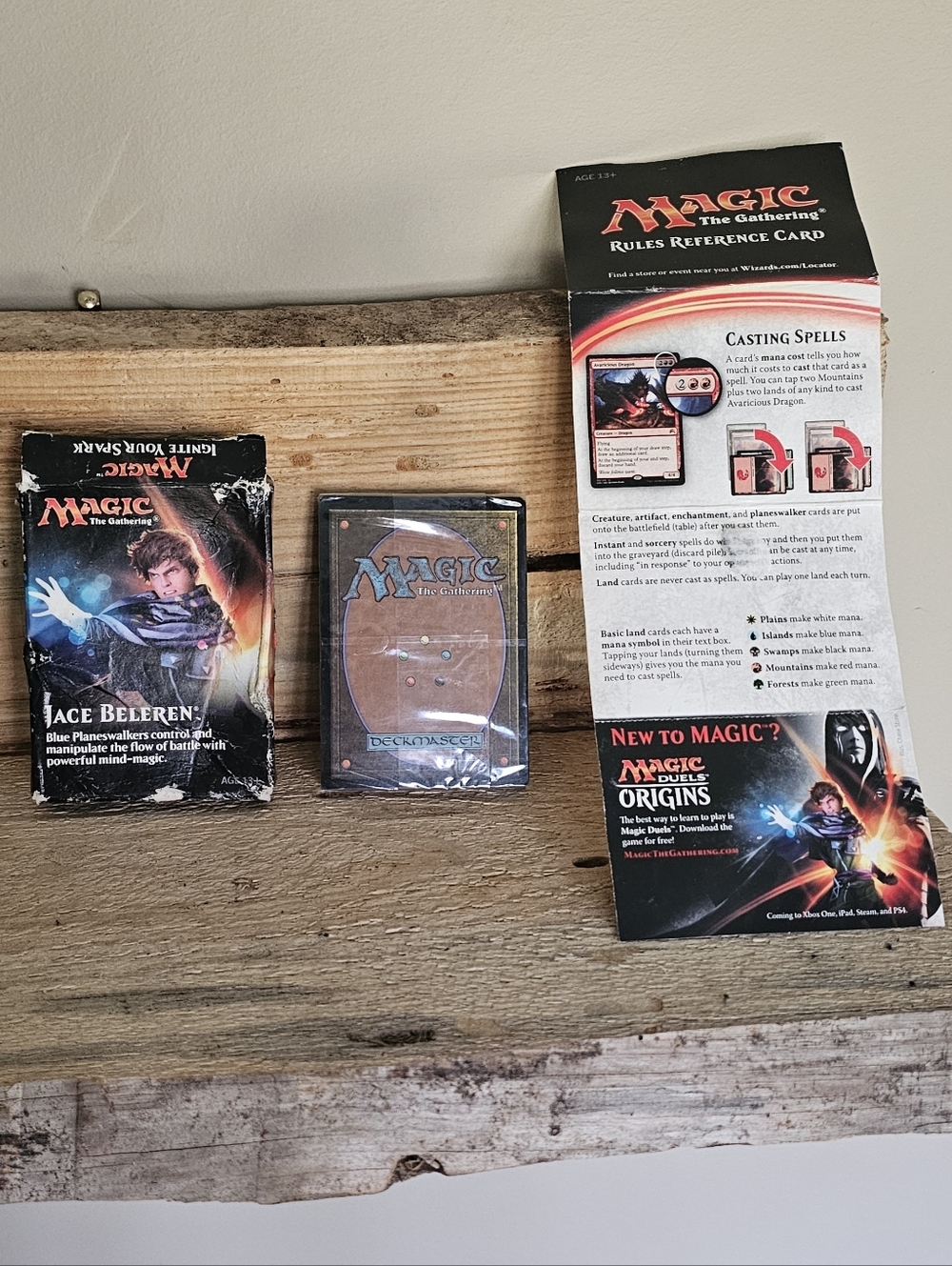 Magic The Gathering M15 Sample Deck featuring Planeswalker Jace Beleren Black